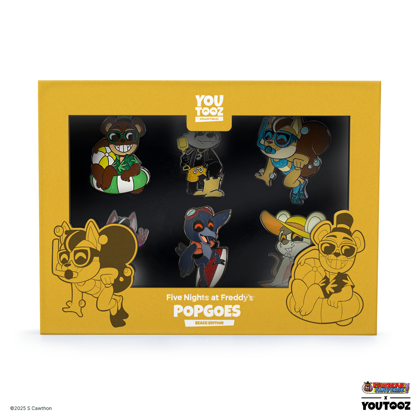 Popgoes Beach Pin-Set