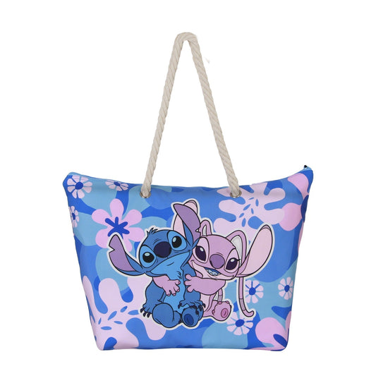 Sac de Plage Soleil Disney Lilo & Stitch « Hug »