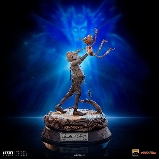 Statue Geppetto & Pinocchio Deluxe (Signed Version) - Pinocchio - Art Scale 1/10