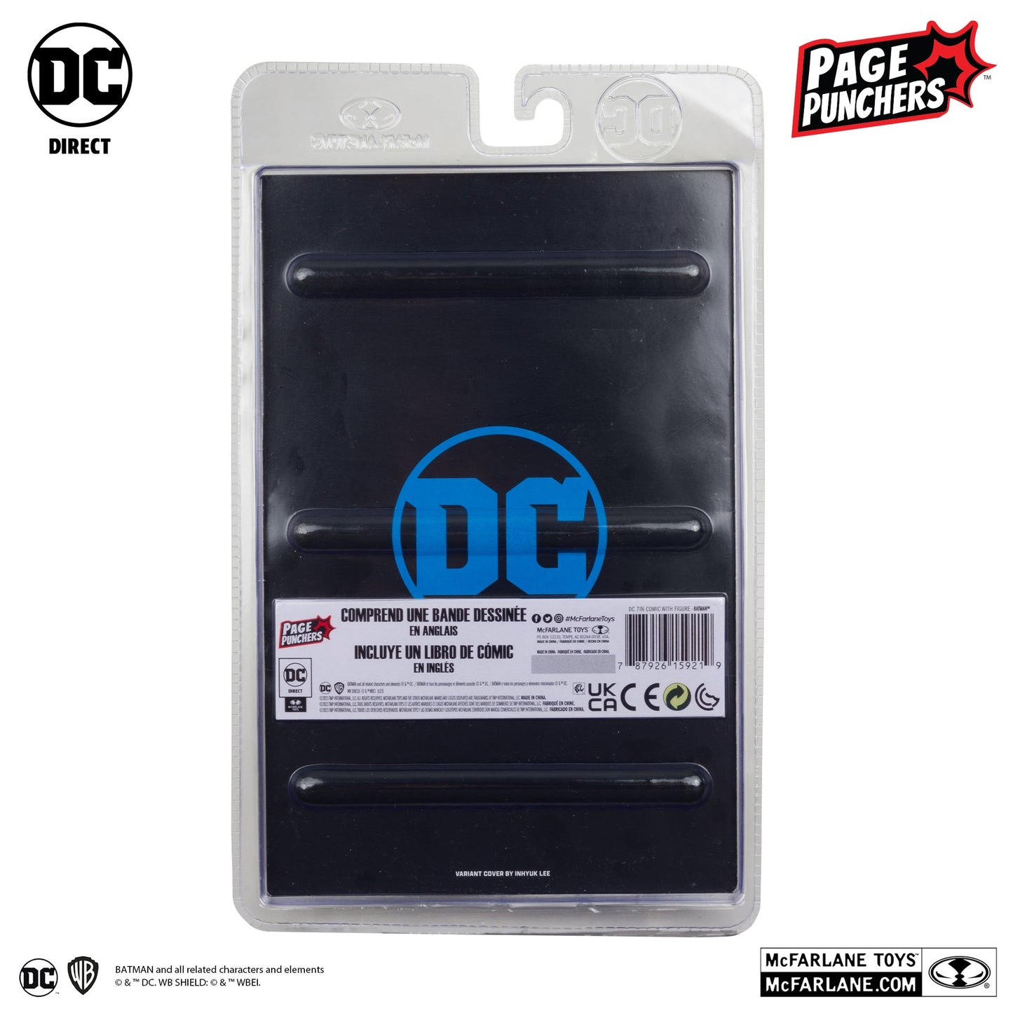 Batman Figure with Comic Batman: Fighting The Frozen (Page Punchers)