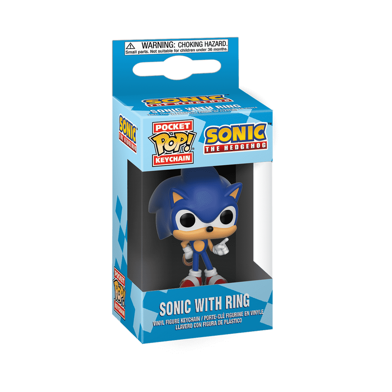 Funko Pop! Keychain Sonic avec Anneau – Sonic the Hedgehog