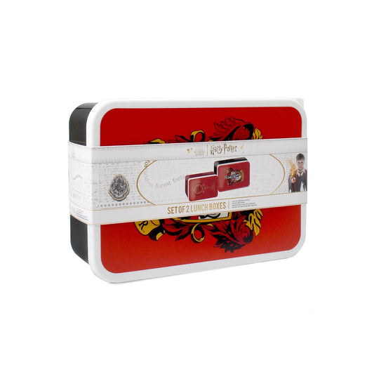 2er-Set Harry-Potter-Lunchboxen – Gryffindor