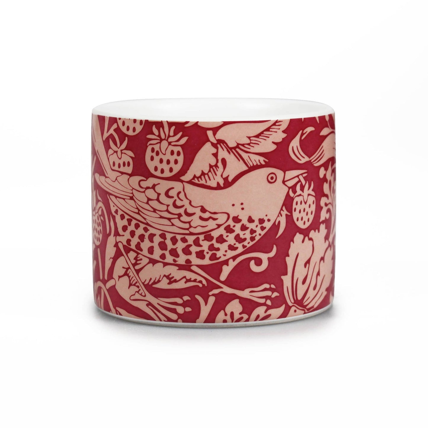 Pot céramique S William Morris - StrawberryThief Framboise