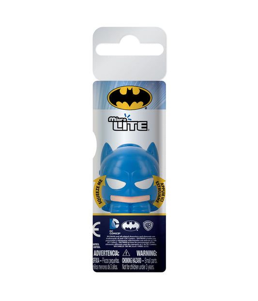 Batman-Mikrolith in transparenter Verpackung, 3,4 x 3,4 x 11,4 cm