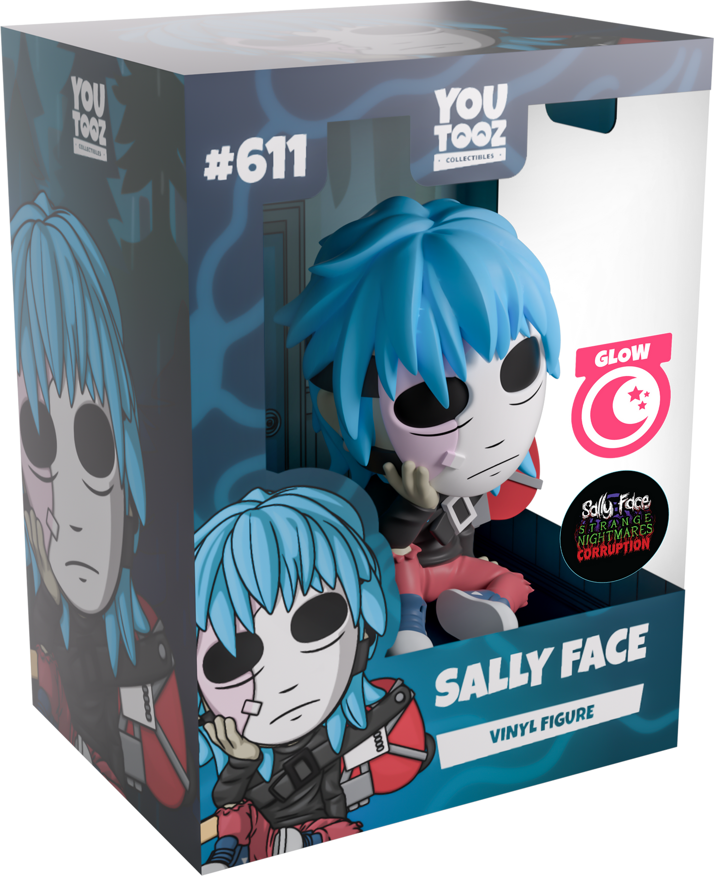 Im Dunkeln leuchtender Sally Face