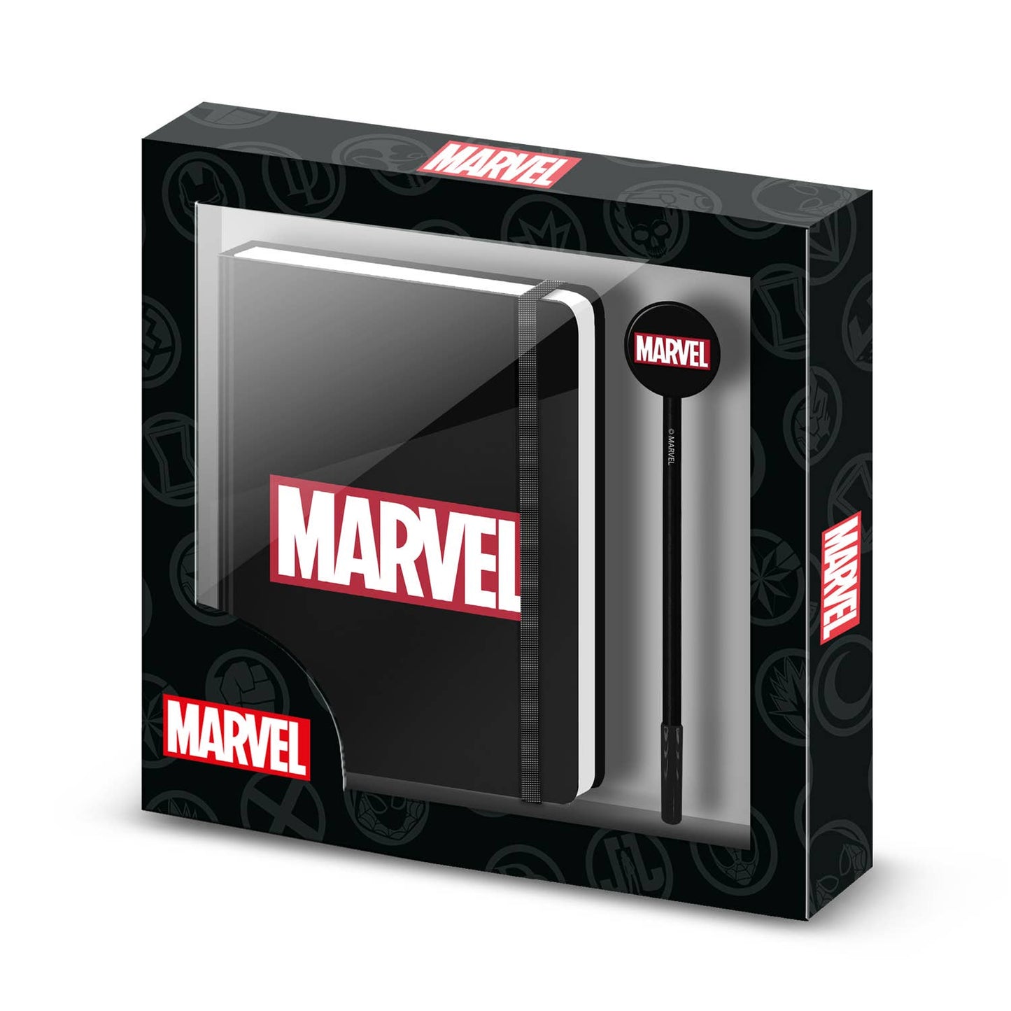 Marvel Comics-Coffret Cadeau avec Journal et Stylo