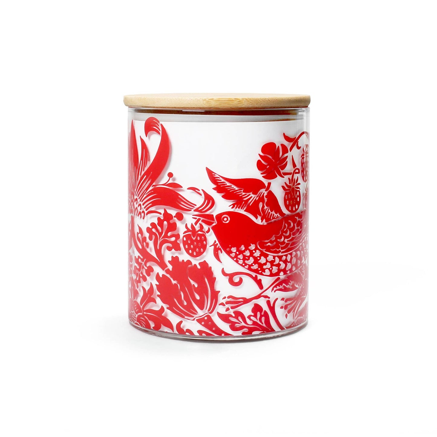 William Morris Vorratsglas – Himbeerrot