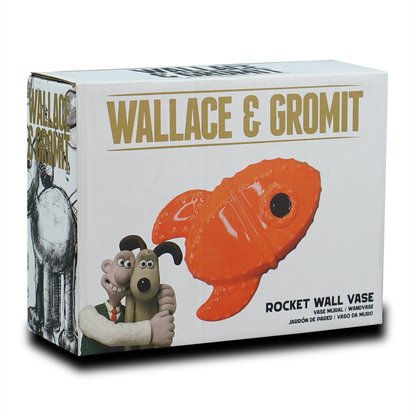 Wallace & Gromit wall vase - Rocket