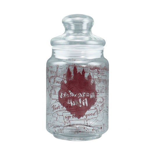 Harry Potter Glass Sweet Jar - Marauder's Map 750 ml