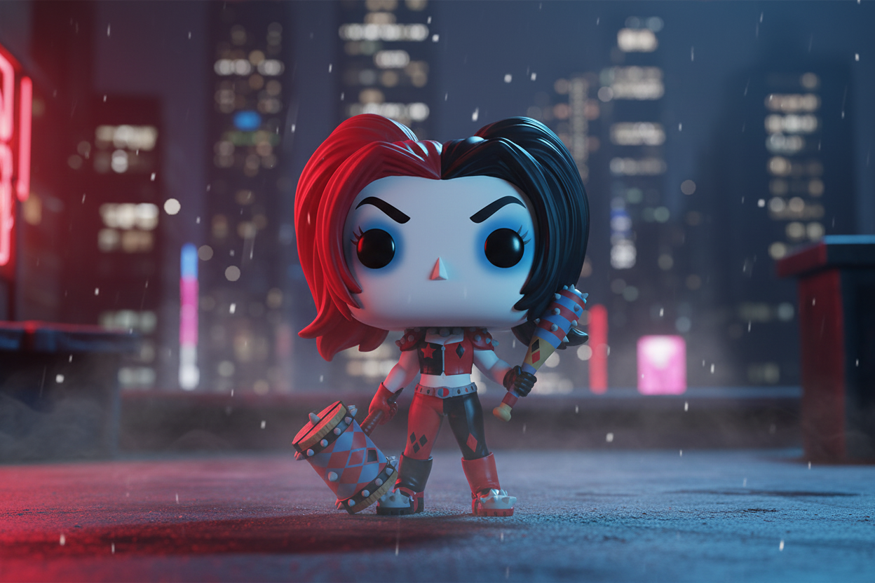 Pop! Harley Quinn avec armes