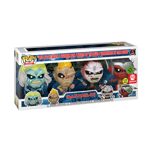 pop iron maiden glow 4 pack