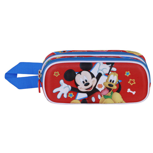 Disney Mickey Mouse Star-Shaped 3D Double-Sided Pencil Case