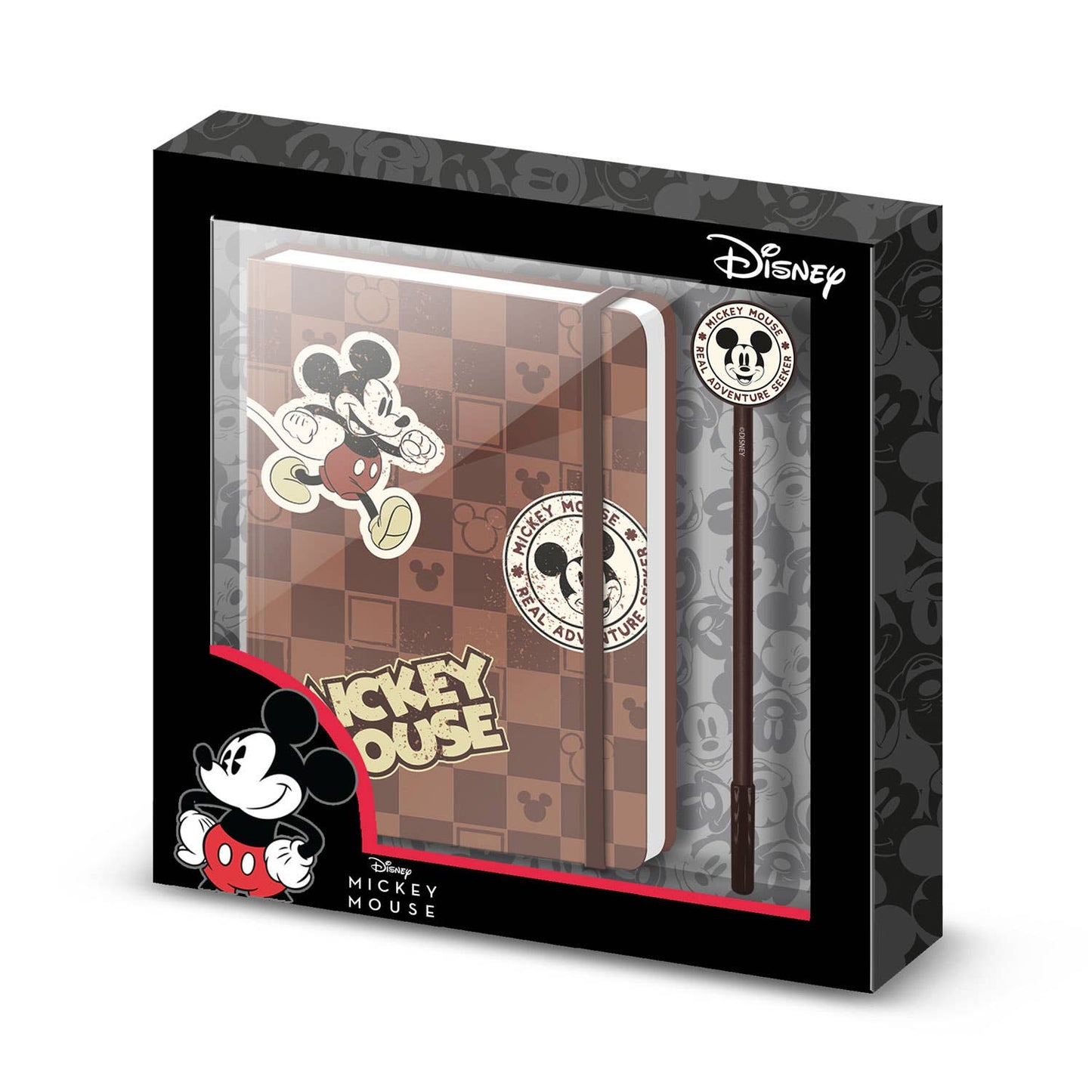 Disney Mickey Reise-Geschenkset mit Notizbuch und Stift