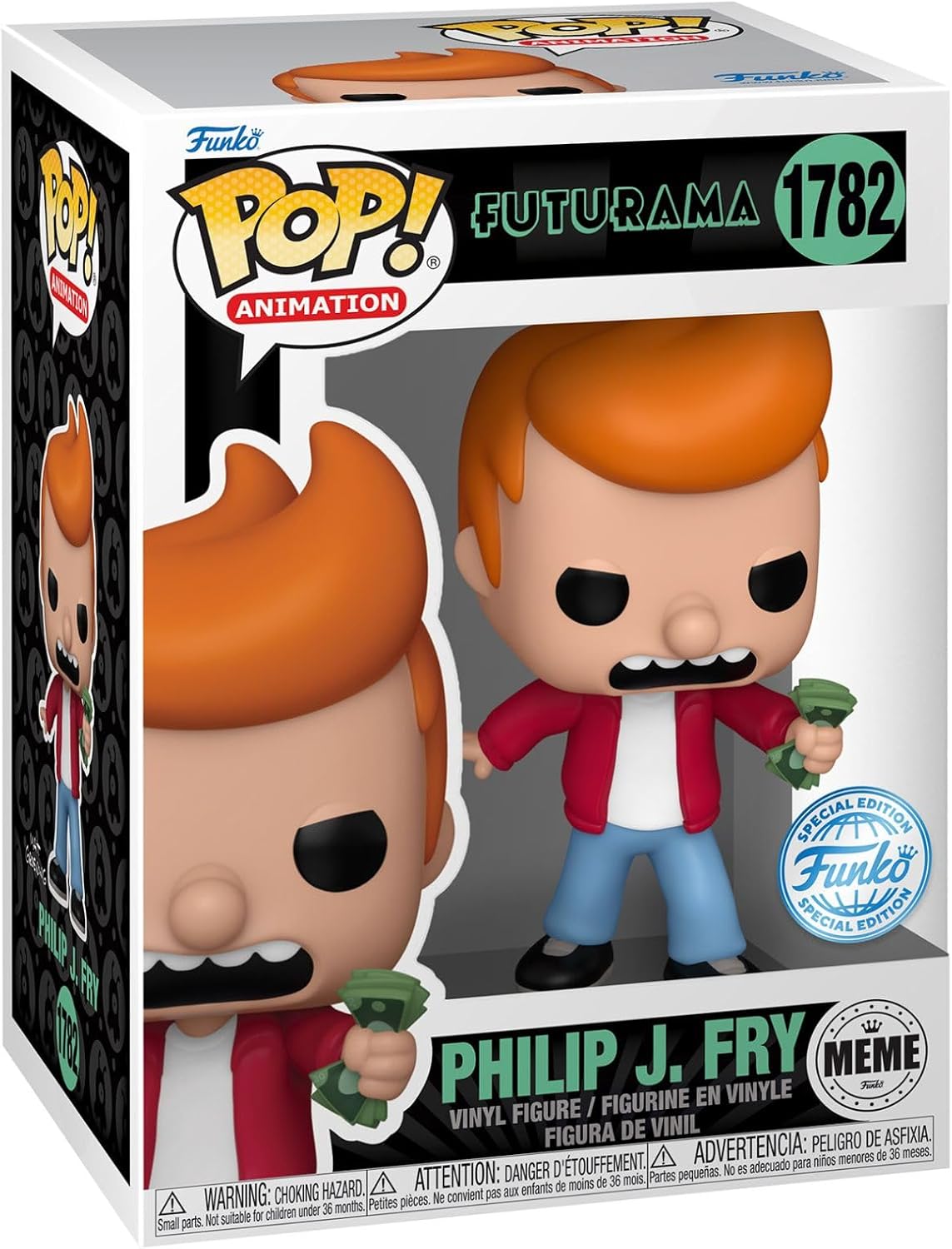 Pop! Philip J. Fry (Nimm mein Geld-Meme)
