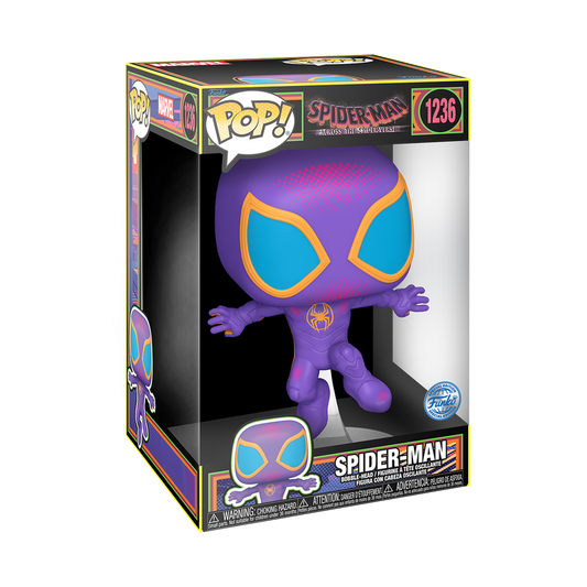 Pop! Jumbo Spider-Man (Miles Morales) (Schwarzlicht)