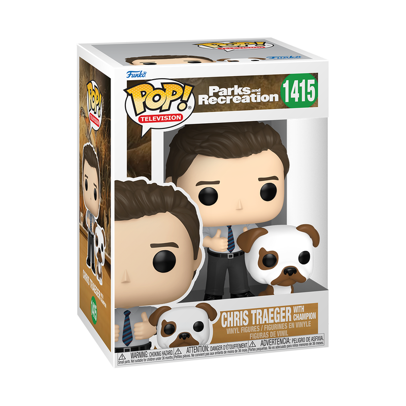 Funko Pop! & Buddy Chris Traeger avec Champion – Parks and Recreation