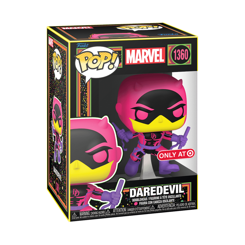 Funko Pop! Daredevil (Classic) (Black Light) – Marvel