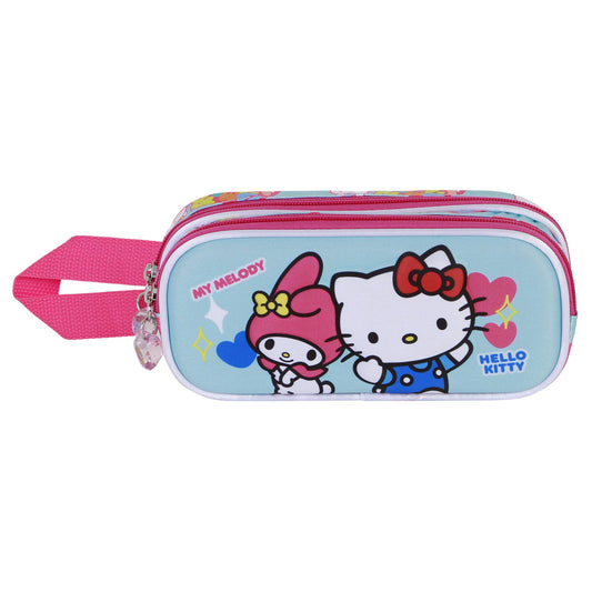 Sanrio Hello Kitty Freundschafts-Federmäppchen 3D Doppel