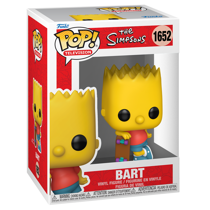 Funko Pop! Bart Simpson avec Skateboard – The Simpsons