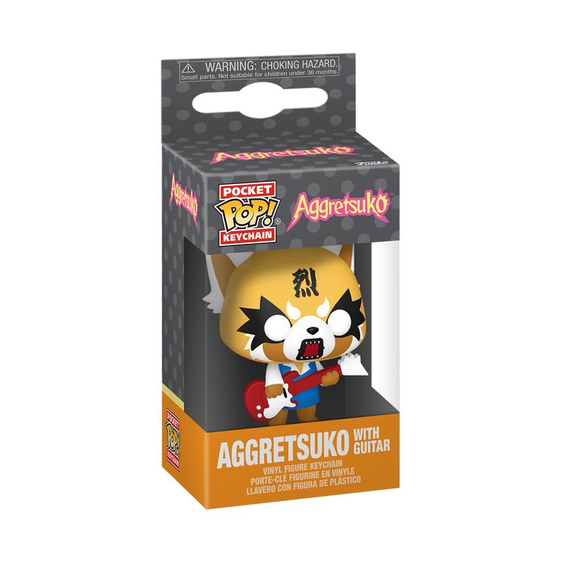 Funko Pop! Keychain Aggretsuko with Guitar – Sanrio