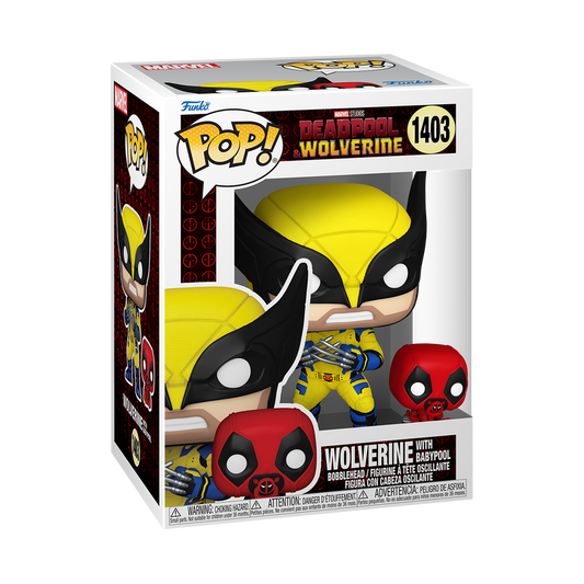 Pop! & Buddy Wolverine mit Babypool
