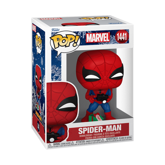 Pop! Spider-Man mit Geschenk