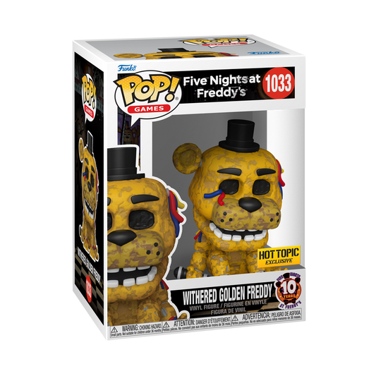 Funko Pop! Withered Golden Freddy – Five Nights at Freddy's