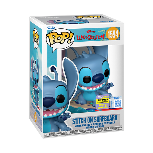 Pop! Stitch auf Surfbrett