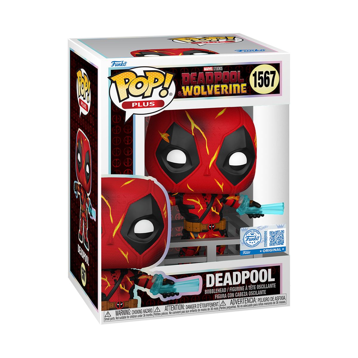 Funko Pop! Plus Deadpool (Time Ripper) #1567 - vue officielle 2