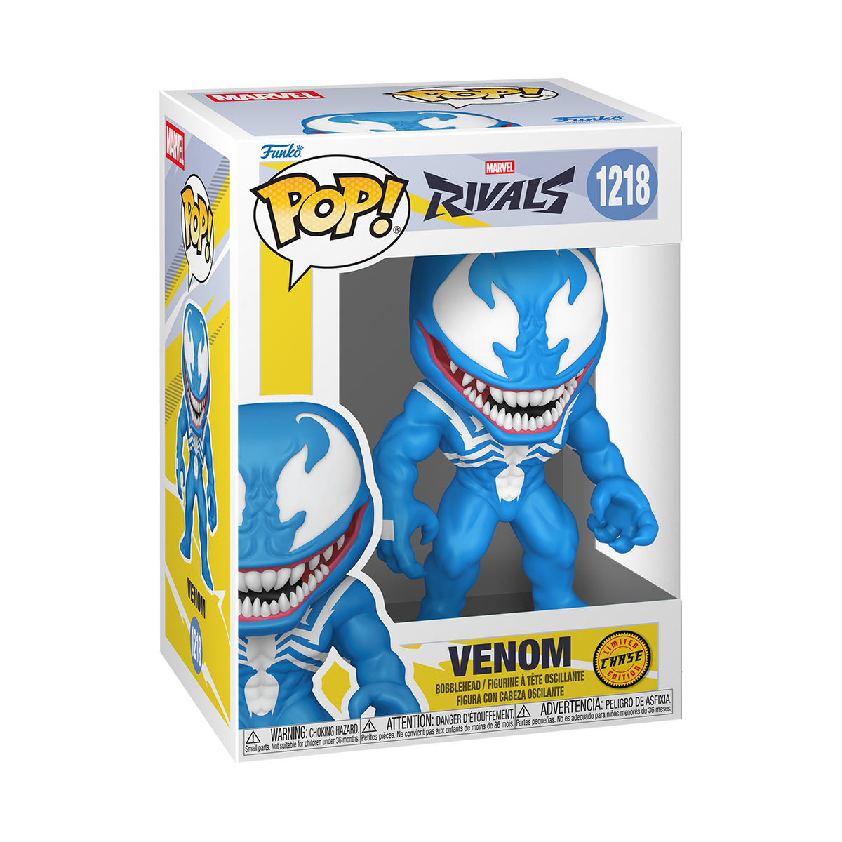 Funko Pop! Venom Marvel Rivals #1218 - version Chase bleue vue officielle 2