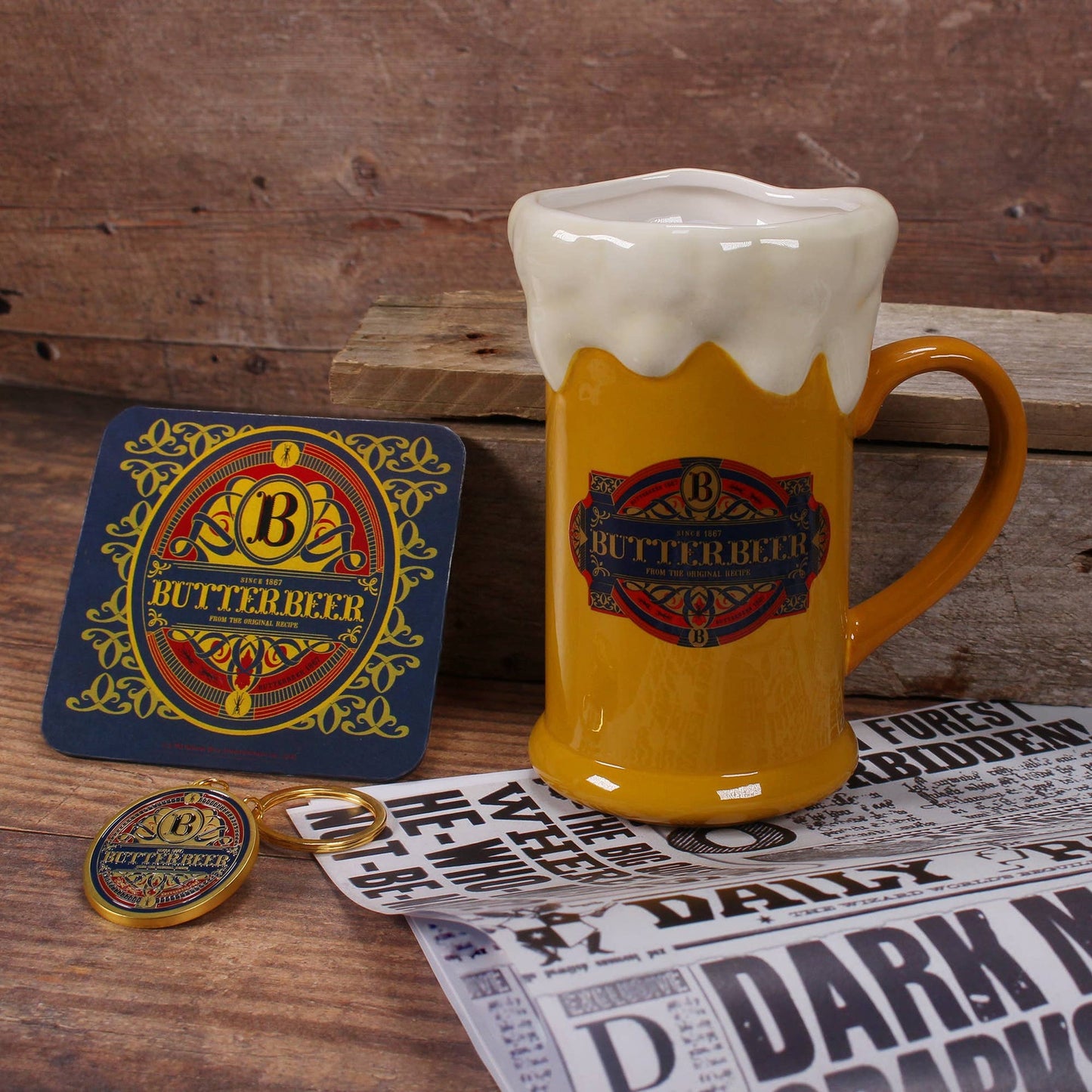 Harry Potter Mug - 490 ml Butter Beer Box Shaped