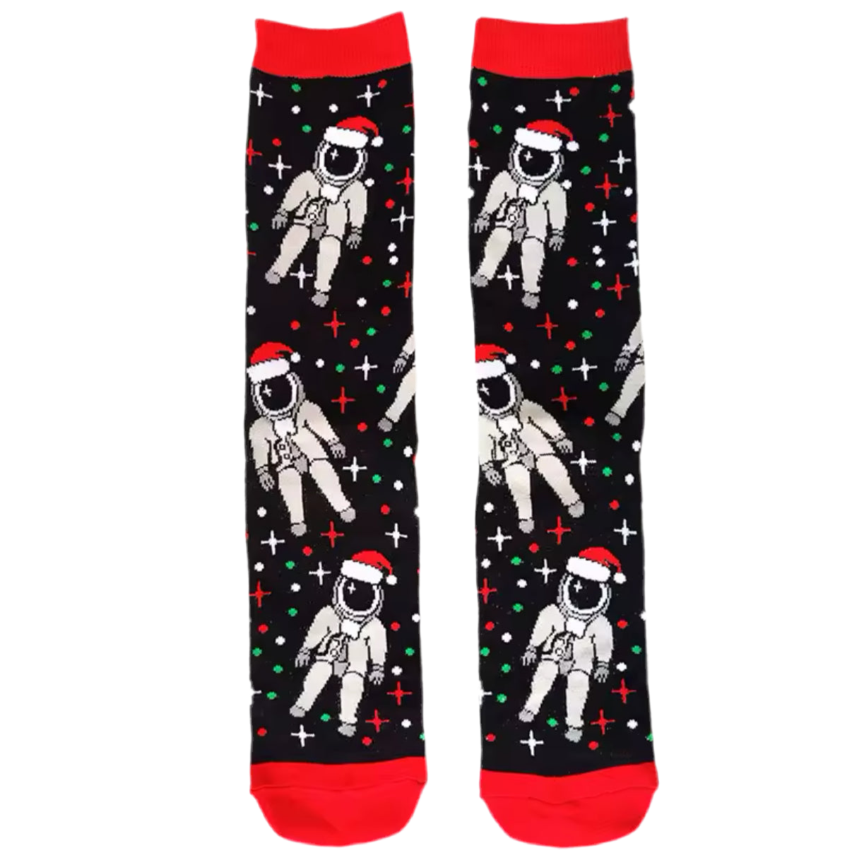 chaussettes astronautes de noel