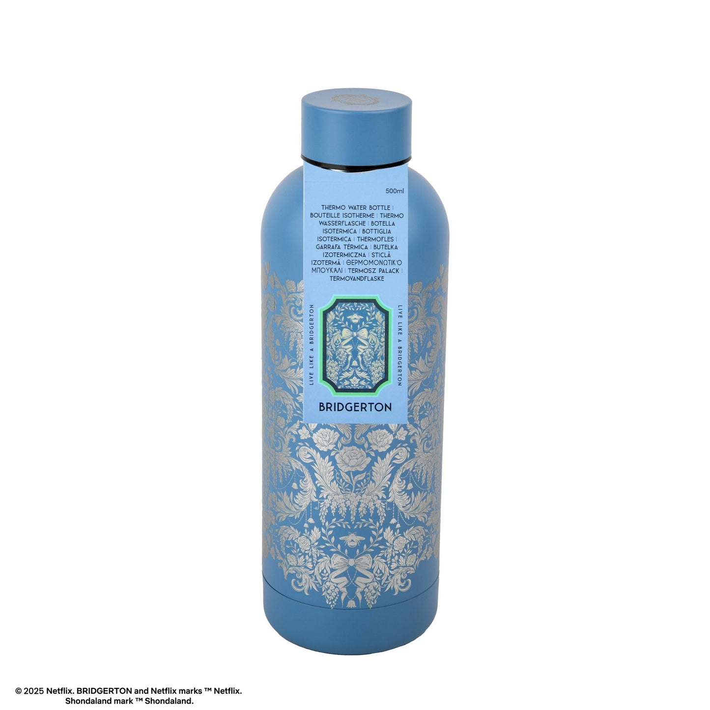 Gourde Signature Isotherme Argenté Bridgerton