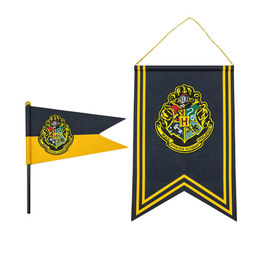 Set Banner und Flagge Hogwarts