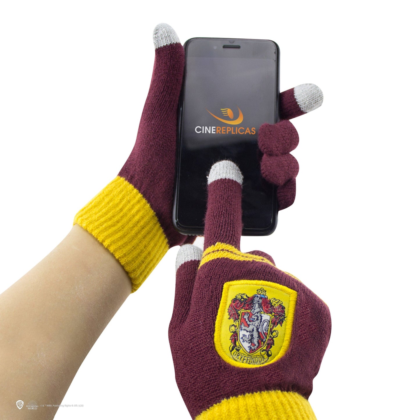 Set Bonnet & Gants Tactiles Gryffondor Enfants