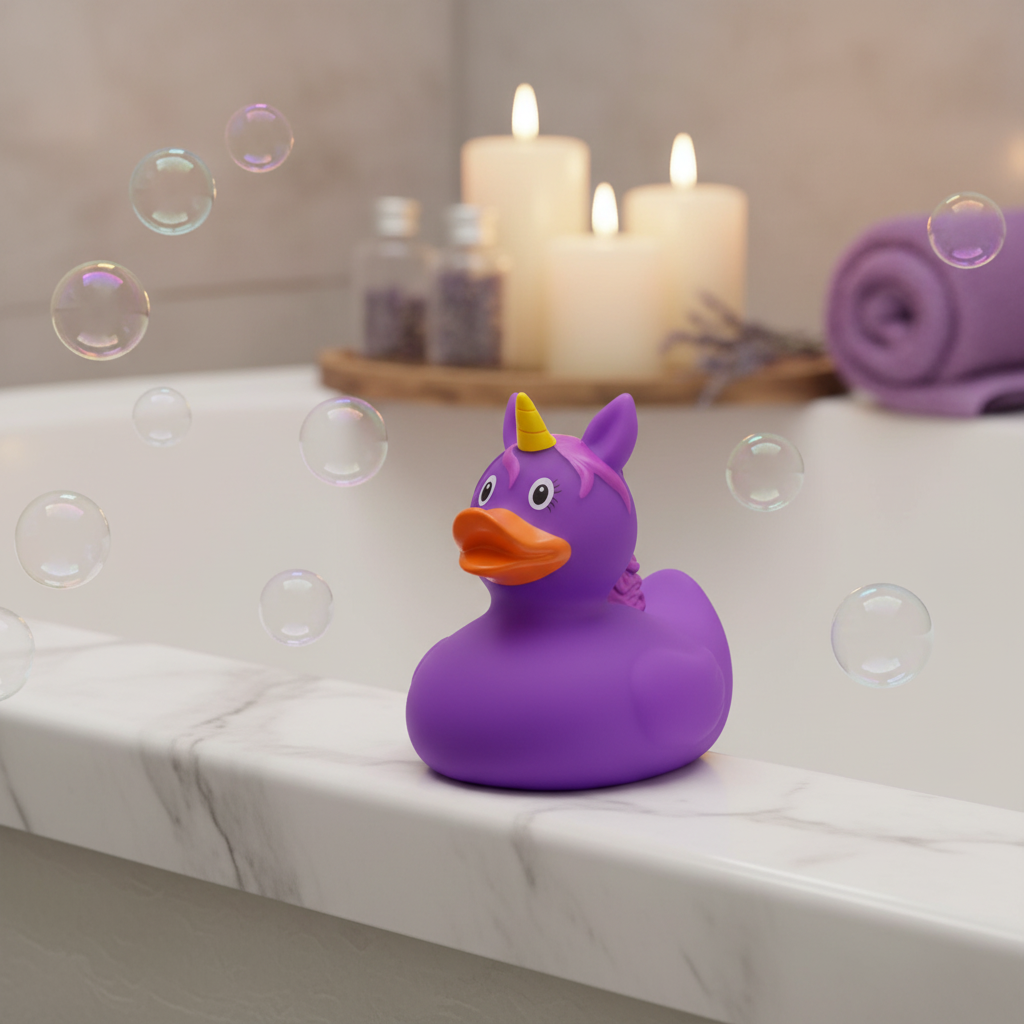 Canard Licorne Violette Lilalu - vue 7