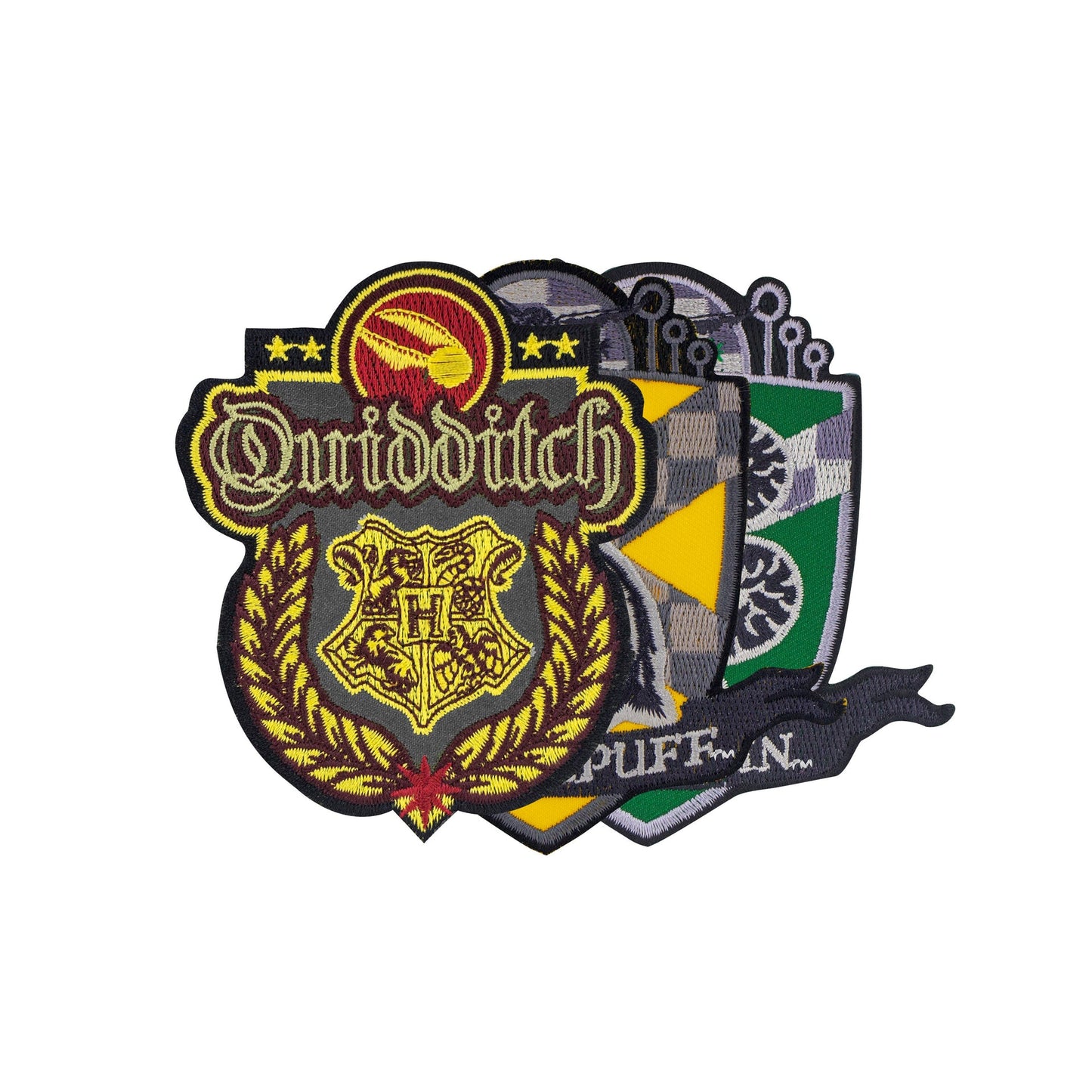 Set de 3 Écussons Deluxe Quidditch Poudlard