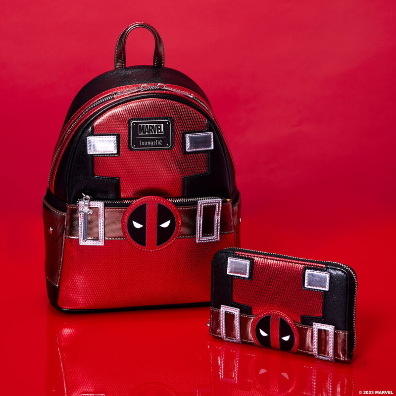 Deadpool Cosplay Mini-Rucksack – Metallic