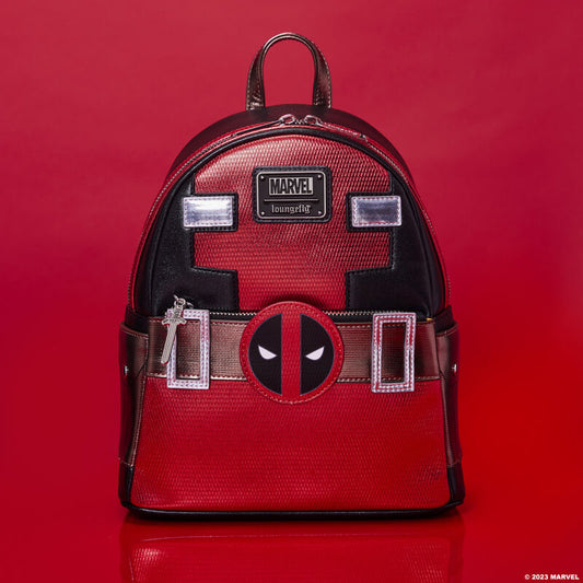 Deadpool Cosplay Mini-Rucksack – Metallic