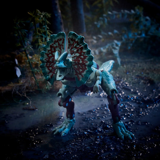 Transformers Collaborative Jurassic Park x Transformers Dilophocon und Autobot JP12