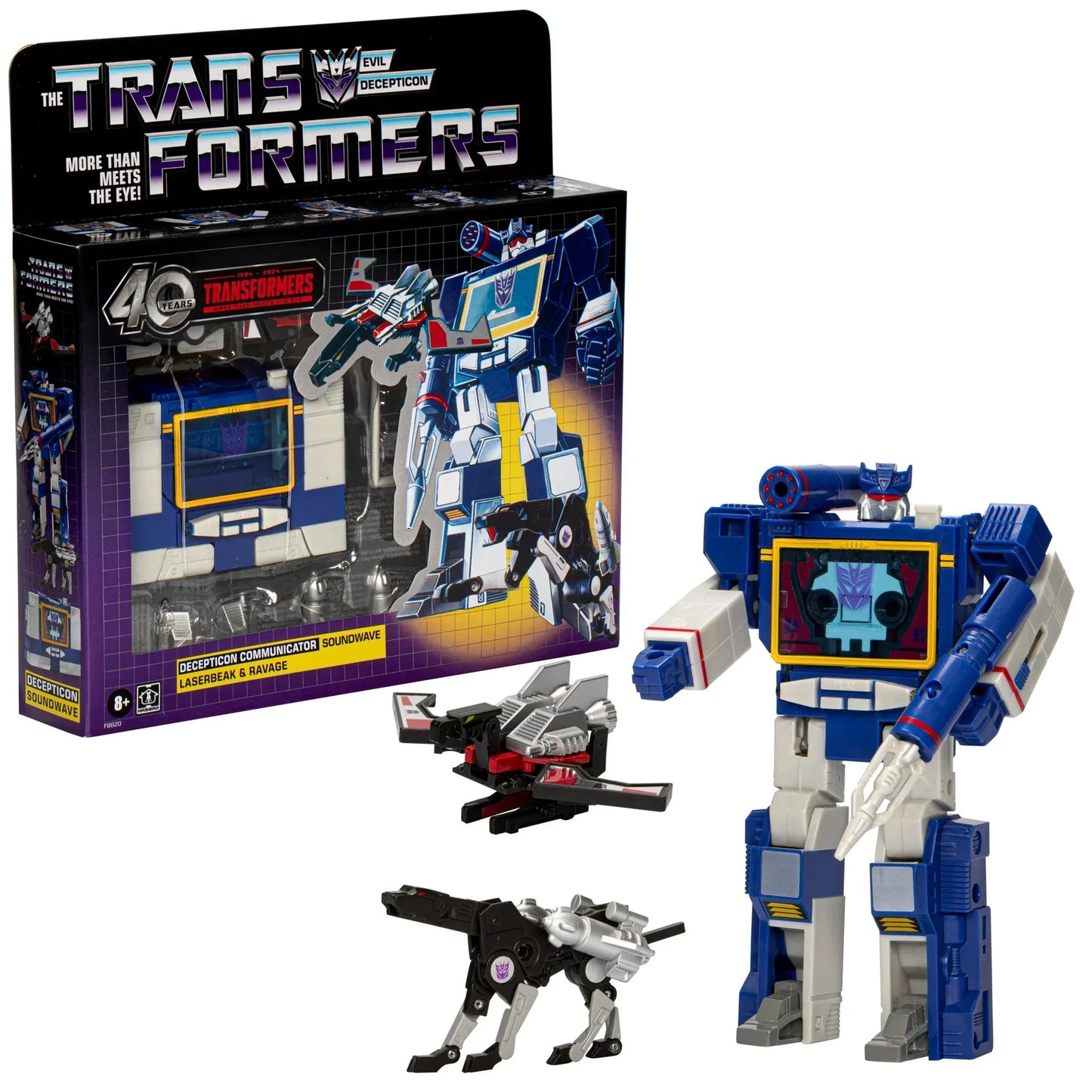 Soundwave, Laserbeak und Retro -Verschiebung 40