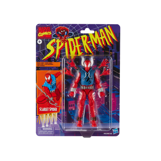 marvel legends series scarlet spider hasbro