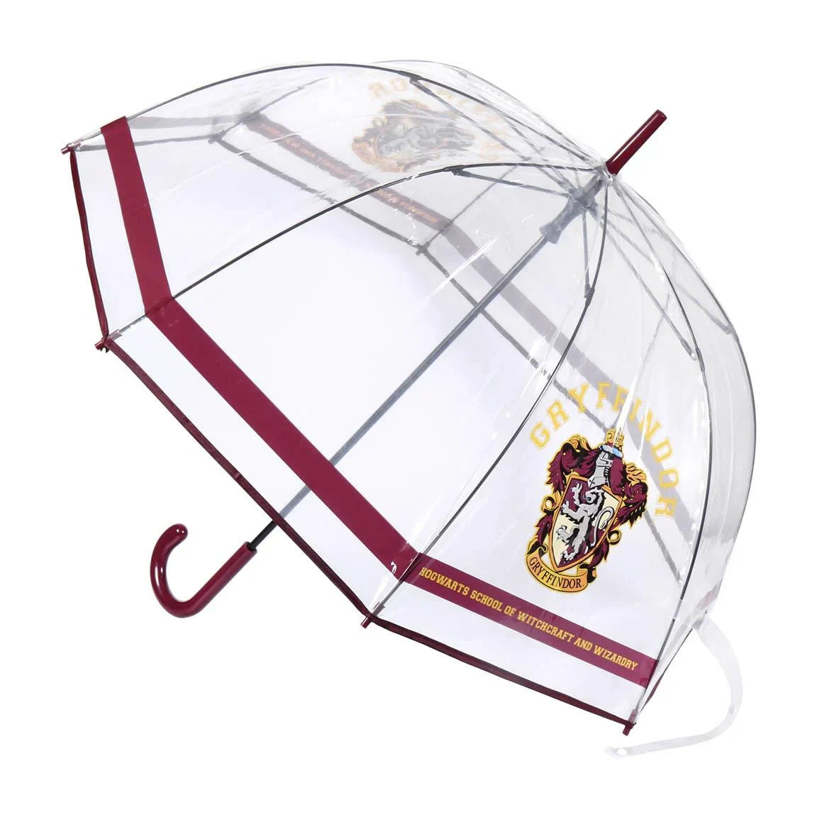 Transparenter Regenschirm von Harry Potter – Gryffindor-Emblem