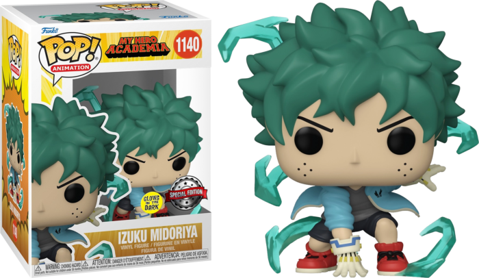 Funko Izuku Midoriya avec Gants (Glow) (SE) – My Hero Academia