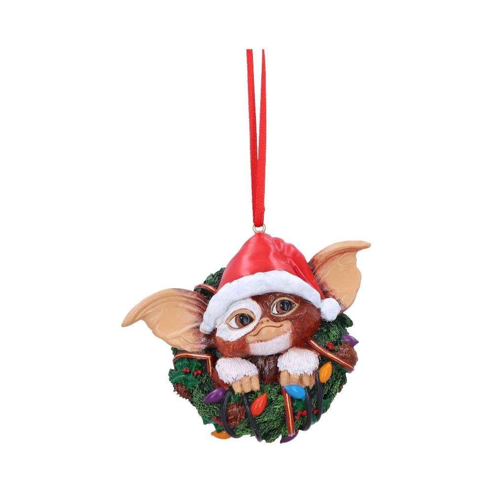 Gremlins Christmas Decoration - Gizmo in Christmas Wreath