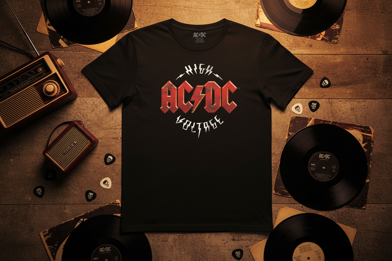 AC/DC Kinder-T-Shirt – Hochspannung