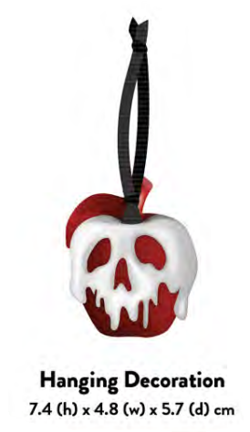 decoration a suspendre blanche neige pomme disney half moon bay