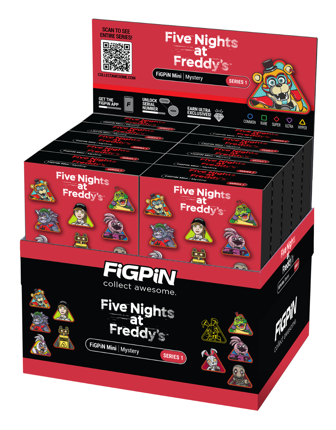 Mystery Mini Pins Five Nights at Freddy FigPin FNAF Mini Pins 