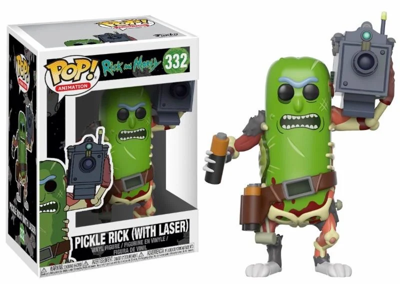 pop pickle rick with laser 332