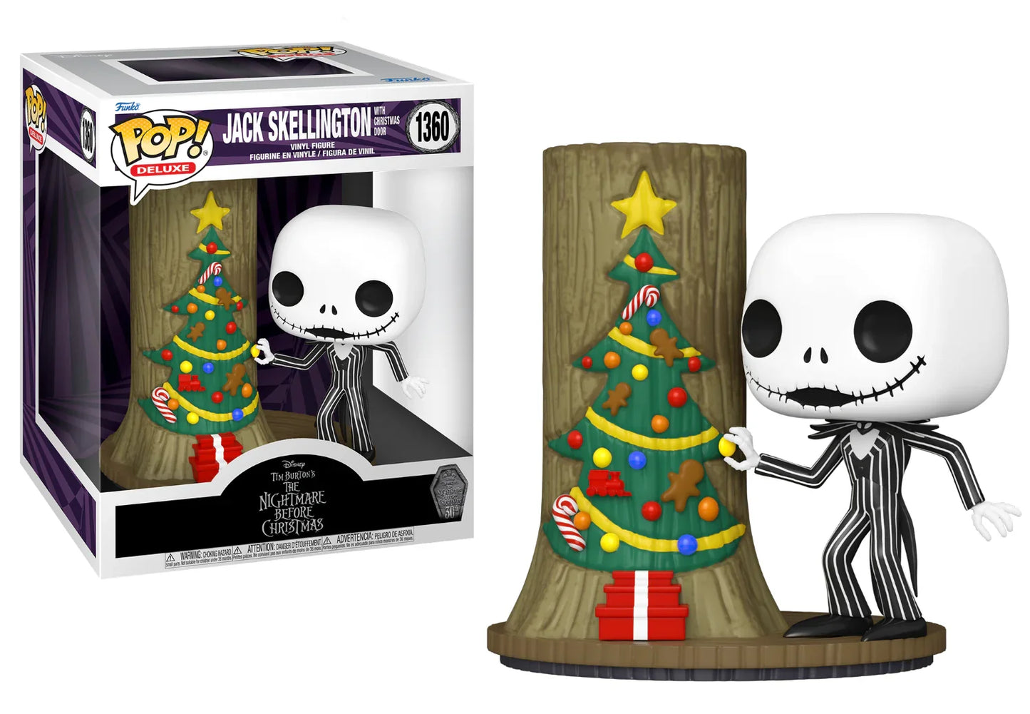 Funko Pop! Deluxe Jack avec la porte de Noël – L'Étrange Noël de monsieur Jack